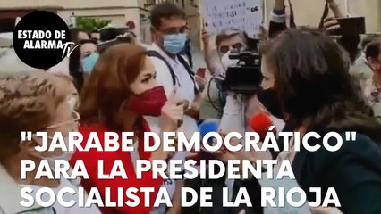 Importante dosis de “jarabe democrático” para la presidente socialista de La Rioja: “¿Esta es la gestión?”