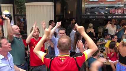 Victoire des diables contre le Danemark : ambiance d'après match à Bruxelles