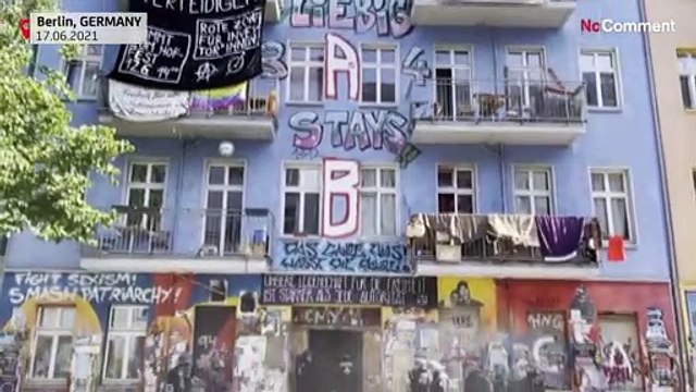 Πεδίο μάχης η Rigaer Strasse στο Βερολίνο