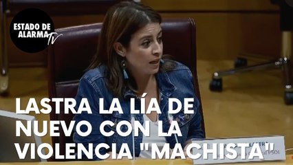 Adriana Lastra vuelve a liarla con su 'feminismo' y se olvida de Yaiza: “Por la violencia machista”