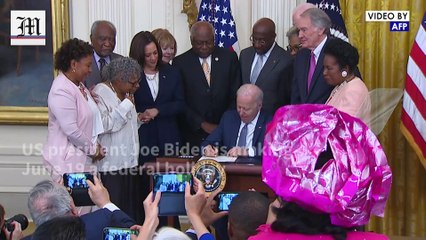 US makes Juneteenth, marking end of slavery, a federal holiday