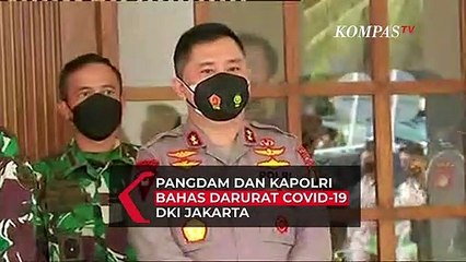 Pangdam Jaya dan Kapolda Metro Gelar Pertemuan Tertutup Bahas Pengendalian Pandemi