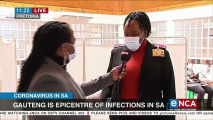 Gauteng is the epicentre of infections in SA