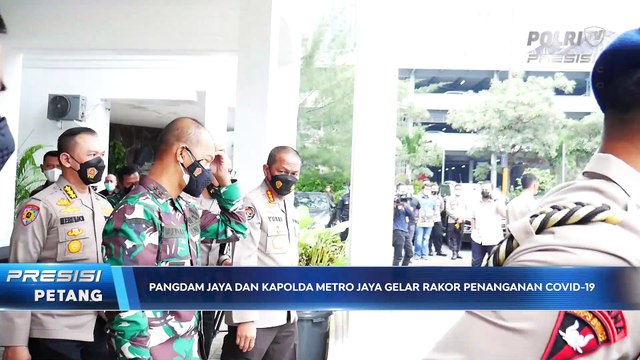 Rakor Penanganan Covid-19 Pangdam Jaya & Kapolda Metro Jaya