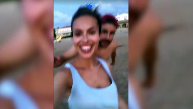 Sandra Diaz Arcas con su pareja en Instagram