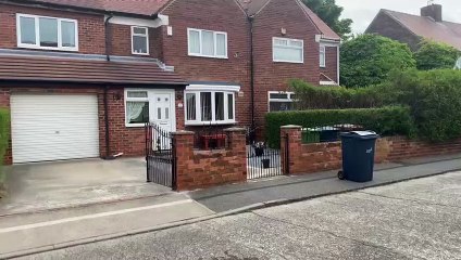 Scene in Sunderland following murder investigation