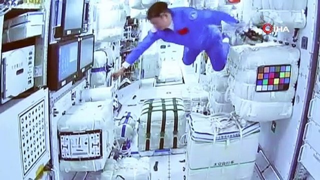 Çin uzay istasyonunun çekirdek modülü 'Tianhe' görüntülendi