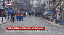 Sur'da bir komutan camiiden seslendi