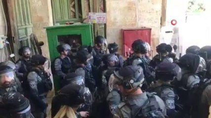 İsrail polisinden Filistinlilere müdahale