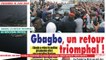 Le Titrologue du 18 Juin 2021 - Gbagbo, un retour triomphal !