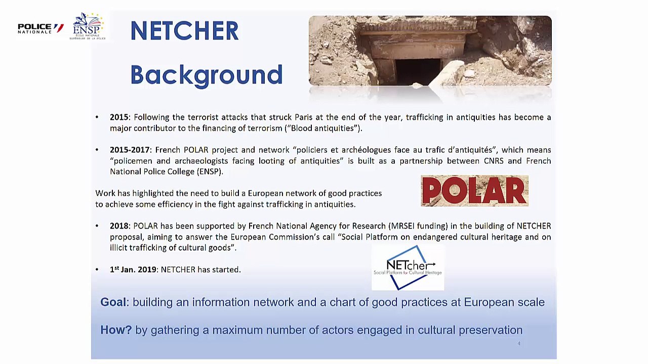 Les résultats du projet NETCHER