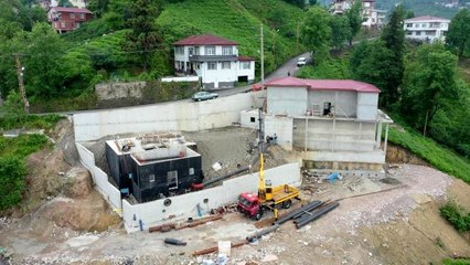 Rize'nin içme suyu elektrik üretimi için gün sayıyor