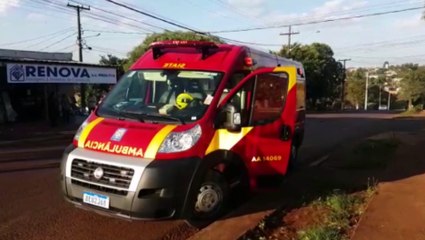 Idosa, de 70 anos, é socorrida em residência no Bairro Sanga Funda