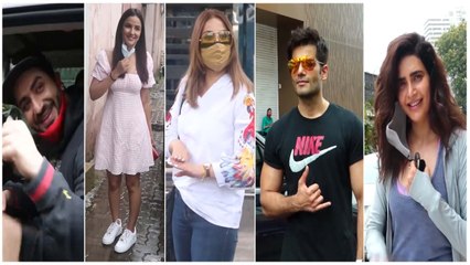 Jasmin Bhasin, Aly Goni, Karan Tacker & More Spotted Across Town