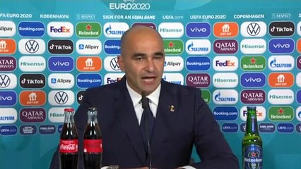 Martinez praises sub de Bruyne after Belgium fight back to beat Denmark 2-1