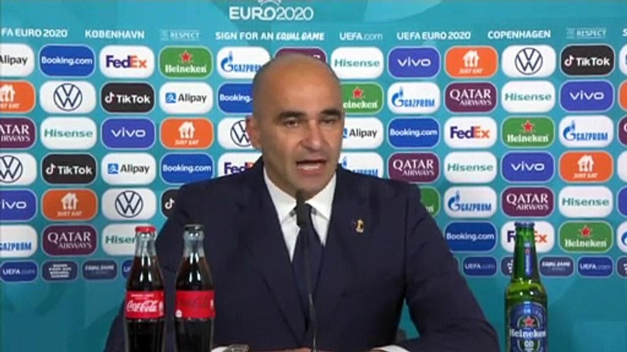 Martinez praises sub de Bruyne after Belgium fight back to beat Denmark 2-1