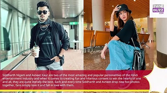 Siddharth Nigam & Avneet Kaur’s ‘spin the twin’ moment at Mumbai airport, fans love it