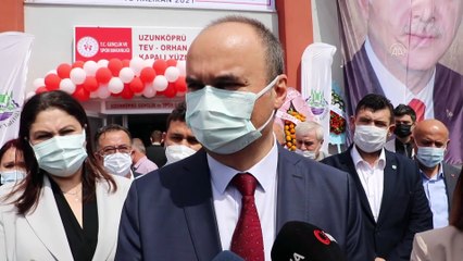 EDİRNE - Vali Canalp Edirne'nin nüfusuna oranla aşılamada Türkiye'de birinci kent olduğunu belirtti