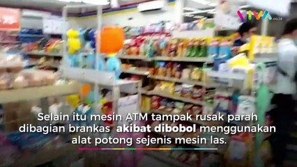 ATM Minimarket Dibobol, Kawanan Pencuri Gasak Uang Jutaan
