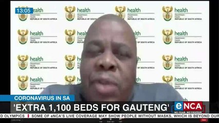 Extra 1,100 beds for Gauteng