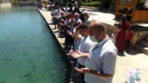 Diyarbakır anneleri için Balıklıgöl'de dua ettiler