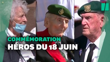 Download Video: Macron commémore l'appel du 18 juin 1940 et honore deux illustres vétérans et une résistante