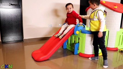 Kids Pretend Play House Building Fun With Ckn Toys