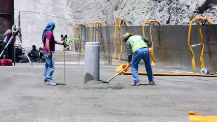 GÜMÜŞHANE - Bahçecik Barajı'nın gövde yüksekliği yüzde 75'e ulaştı