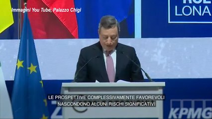 Covid, Draghi: "Siamo ancora lontani dalla fine, c'e' il rischio di nuove varianti"