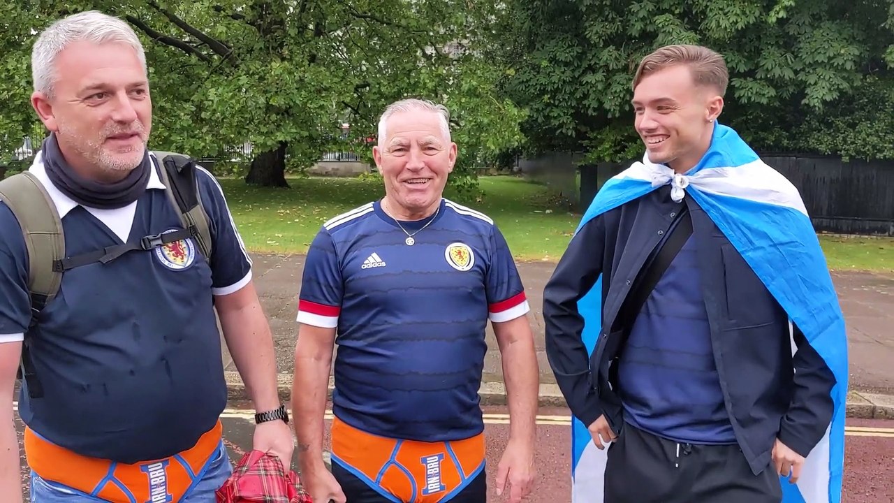 Alexander Brown meets the Tartan Army ahead of the England v Scotland match