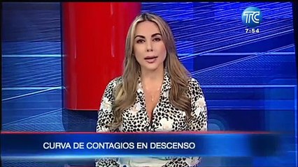 Disminuye curva de contagios de Covid-19 en Ecuador