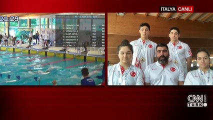 Şampiyonlar CNN TÜRK'te... Paletli yüzme Genç Milli Takımı altın madalya aldı | Özel Haber