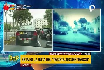 SJL: esta fue la ruta de pesadilla que realizó un falso taxista para robar S/.1,200 a un hombre