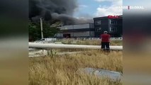 Ankara'da Başkent OSB'de fabrika yangını