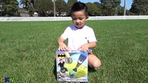 Blast N Launch Batman Kids Fun Outdoor Games With Ckn Toys Unboxing And Playing