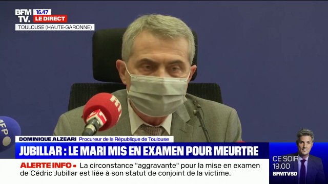 Affaire Delphine Jubillar: le procureur annonce que Cédric Jubillar a été mis en examen pour homicide volontaire par conjoint et placé sous mandat de dépôt