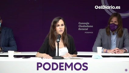 Belarra reclama "humildad" ante la dirección de Podemos
