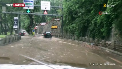 İstanbul'da sağanak yağış hayatı olumsuz etkiledi