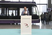 Bozankaya'nın ürettiği yerli tramvayı Romanya'ya uğurlama töreni düzenlendi