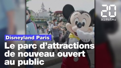 Disneyland Paris: Le parc d'attractions de nouveau ouvert au public