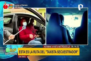 SJL: esta fue la ruta de pesadilla que realizó un falso taxista para robar S/.1,200 a un hombre