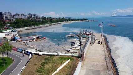 İSTANBUL - Drone - Caddebostan Sahilinde Müsilaj