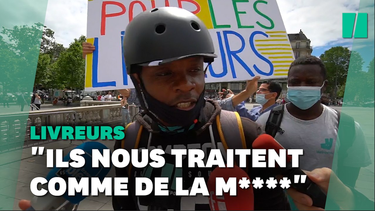 "Tu es payé pour ça": des livreurs se révoltent contre le mépris et les violences