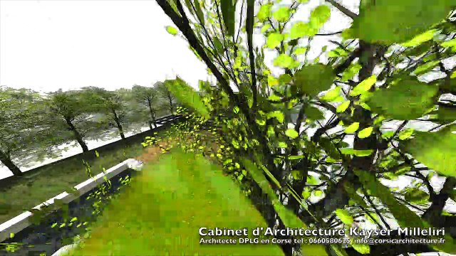 Projet d'Architecture Contemporaine en Corse Maison en Corse avec piscine / Villa d'Architecte DPLG