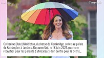 Kate Middleton sublime en robe d'été, elle affronte avec grâce la pluie à Londres