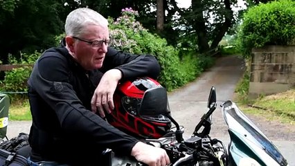 Jim Lindsay attempting 1,000 mile trek on £300 motorbike in the name of charity