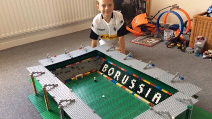 Brick by brick: Soccer stadiums in miniature