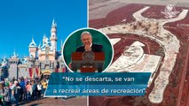 Proponen a AMLO construir un “Disneylandia-Tenochtitlán” en Texcoco; no lo descarta
