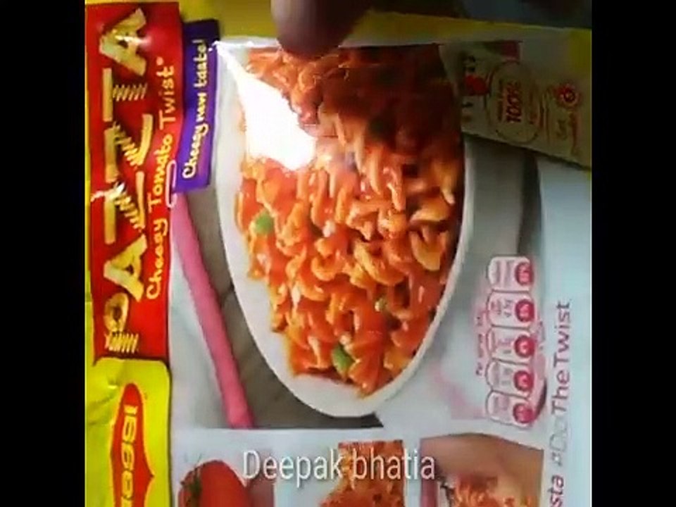 Maggi pazzta cheesy tomato twist