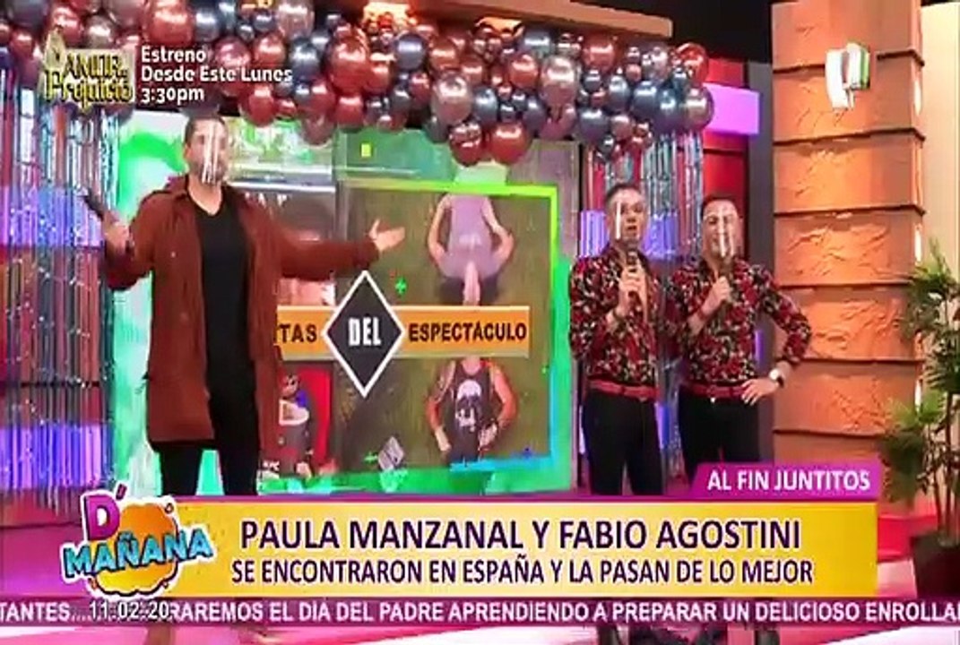Las Picantitas del Espectáculo: Paula Manzanal y Fabio Agostini se reencuentran en España